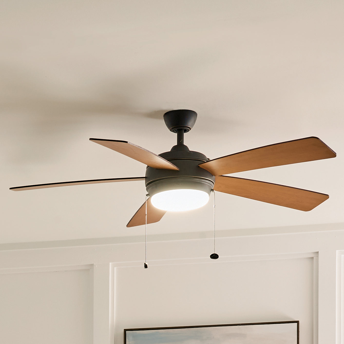 Kichler - 330174OZ - 52"Ceiling Fan - Starkk - Olde Bronze