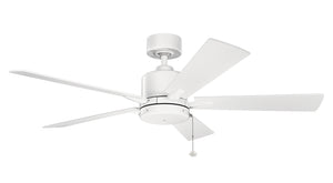 Kichler - 330242MWH - 52"Ceiling Fan - Lucian II - Matte White