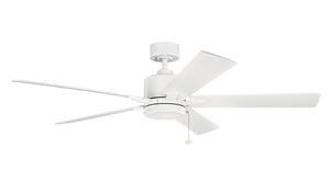 Kichler - 330243MWH - 60"Ceiling Fan - Lucian II - Matte White