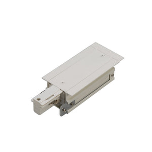 W.A.C. Lighting - WEDR-RT-PT - Live End Connector - W Track - Platinum