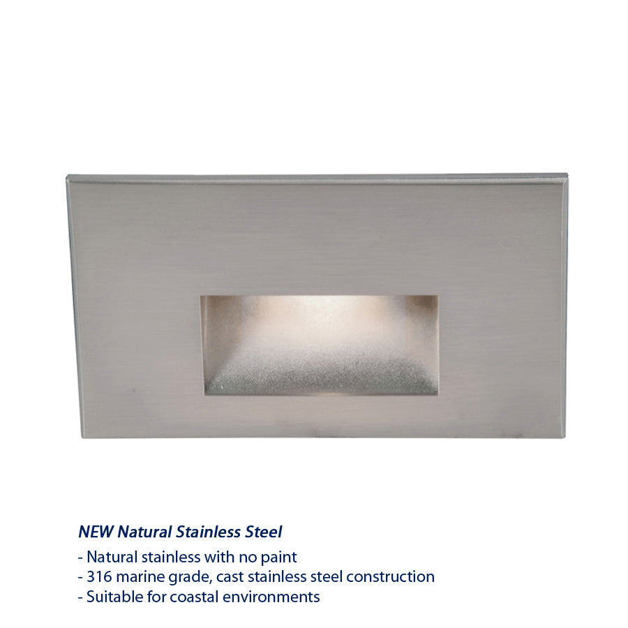 W.A.C. Lighting - WL-LED100F-BL-SS - LED Step and Wall Light - Led100 - Stainless Steel