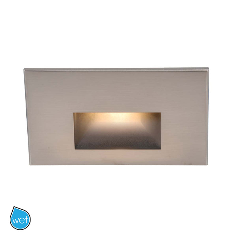 W.A.C. Lighting - WL-LED100F-C-BN - LED Step and Wall Light - Led100 - Brushed Nickel