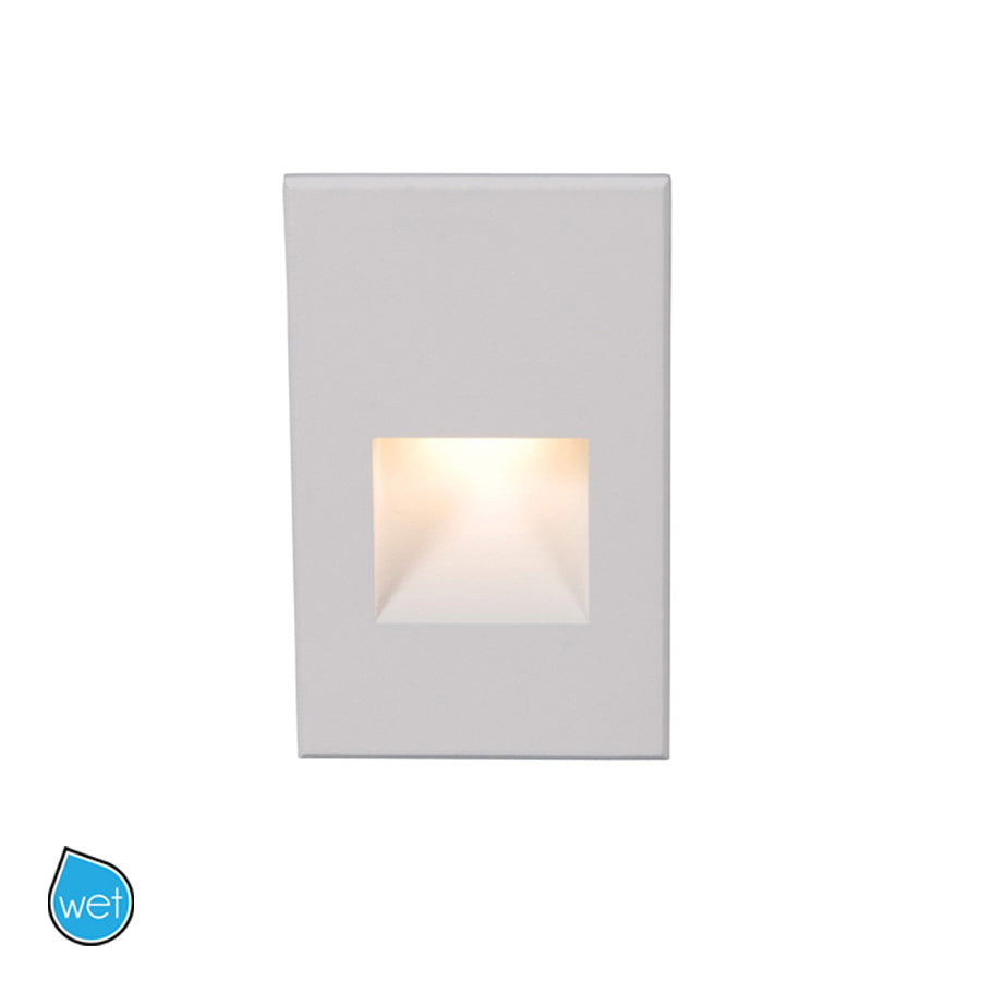 W.A.C. Lighting - WL-LED200-BL-WT - LED Step and Wall Light - Led200 - White on Aluminum