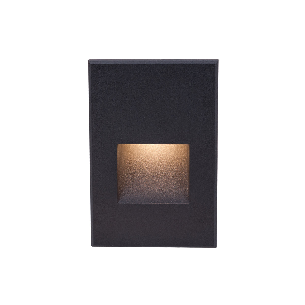 W.A.C. Lighting - WL-LED200F-C-BK - LED Step and Wall Light - Led200 - Black on Aluminum