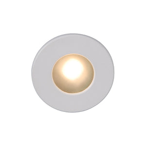 W.A.C. Lighting - WL-LED310-C-WT - LED Step and Wall Light - Led3 Cir - White on Aluminum
