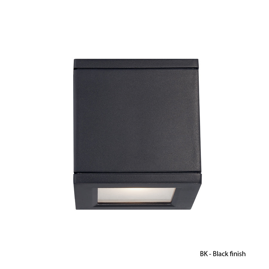 W.A.C. Lighting - WS-W2505-BK - LED Wall Light - Rubix - Black