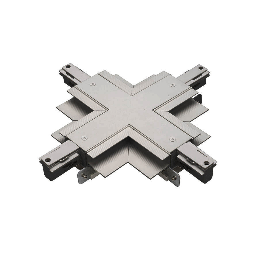 W.A.C. Lighting - WXC-RTL-PT - Track Connector - W Track - Platinum