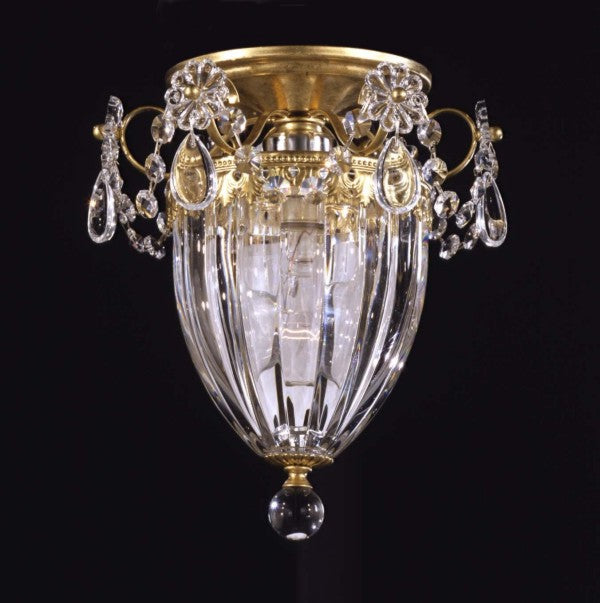 Schonbek - 1239-22A - One Light Semi-Flush Mount - Bagatelle - Heirloom Gold