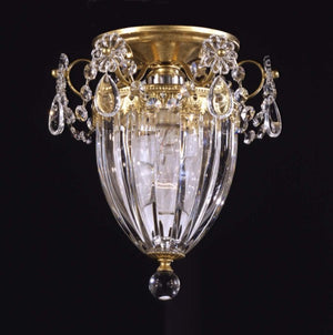 Schonbek - 1239-22A - One Light Semi-Flush Mount - Bagatelle - Heirloom Gold