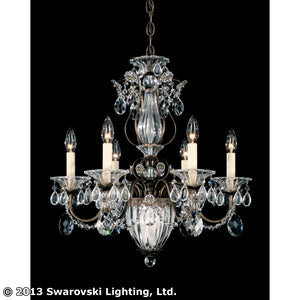 Schonbek - 1246-23S - Seven Light Chandelier - Bagatelle - Etruscan Gold