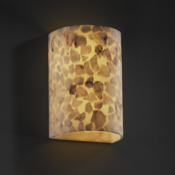 Justice Designs - ALR-0945-LED1-1000 - LED Wall Sconce - Alabaster Rocks