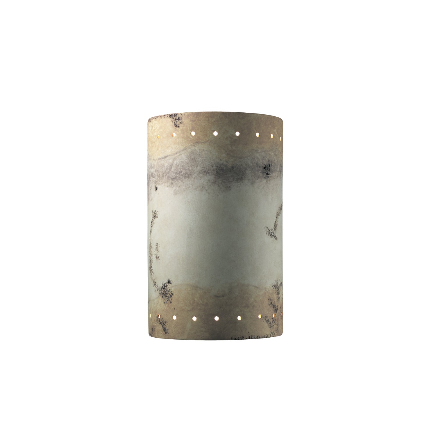 Justice Designs - CER-1295W-TRAG-LED1-1000 - LED Lantern - Ambiance - Greco Travertine