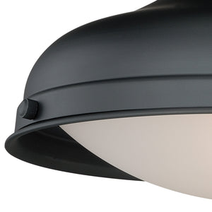 Vaxcel - C0113 - One Light Semi Flush Mount - Keenan - Oil Rubbed Bronze