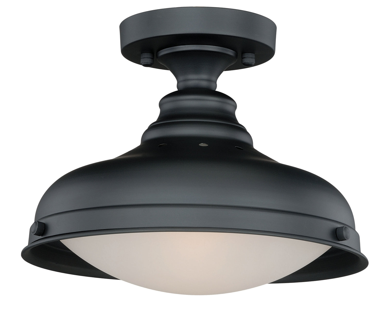 Vaxcel - C0113 - One Light Semi Flush Mount - Keenan - Oil Rubbed Bronze