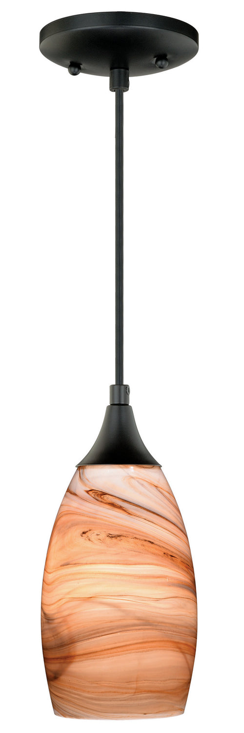 Vaxcel - P0173 - One Light Mini Pendant - Milano - Oil Rubbed Bronze