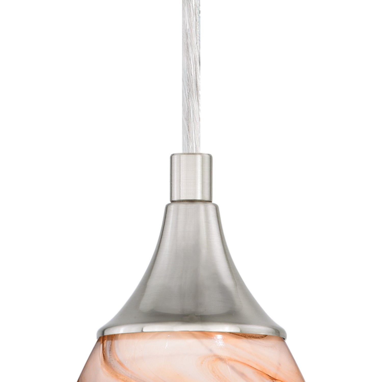 Vaxcel - P0174 - One Light Mini Pendant - Milano - Satin Nickel