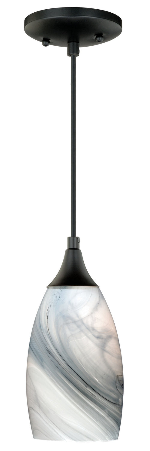 Vaxcel - P0175 - One Light Mini Pendant - Milano - Oil Rubbed Bronze