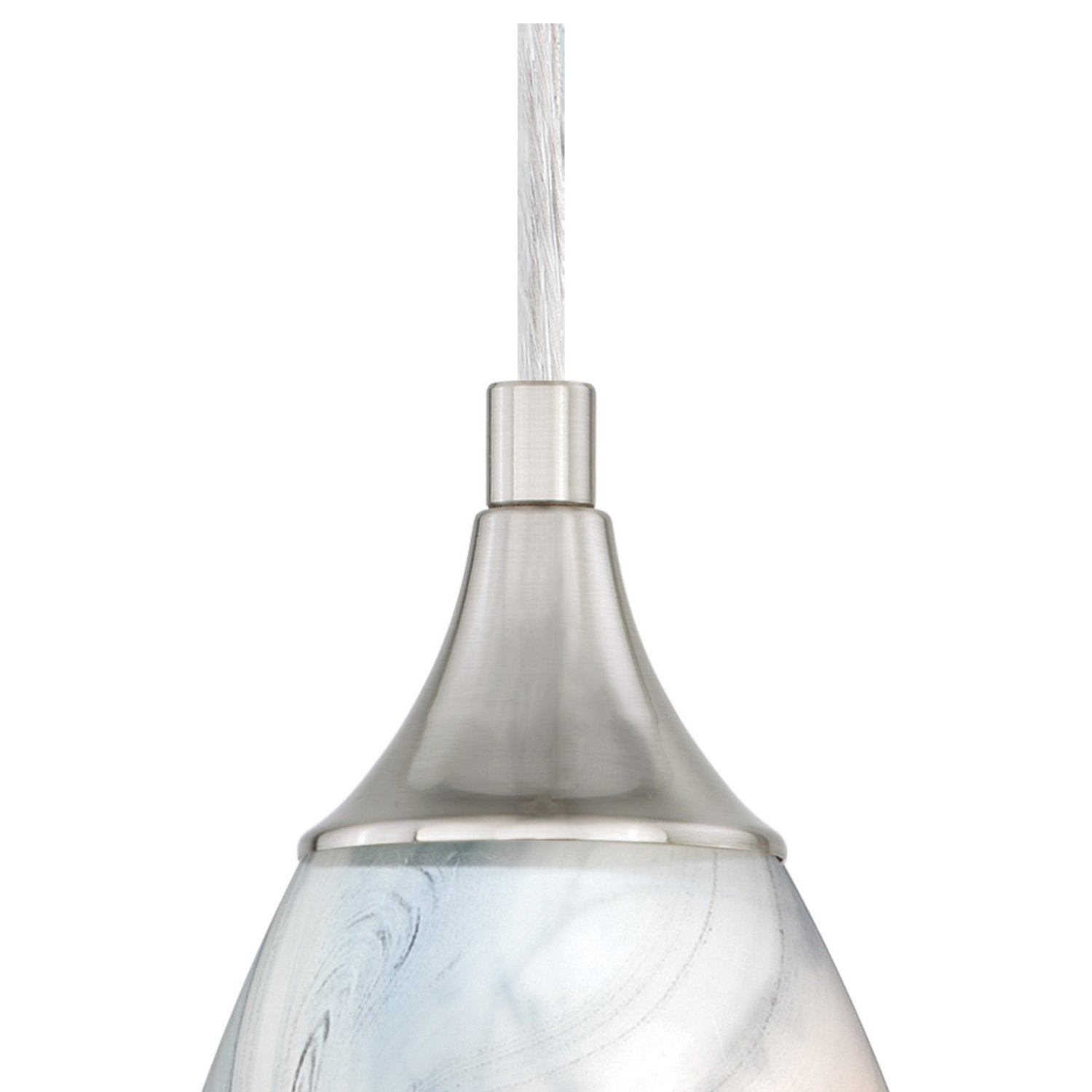 Vaxcel - P0176 - One Light Mini Pendant - Milano - Satin Nickel