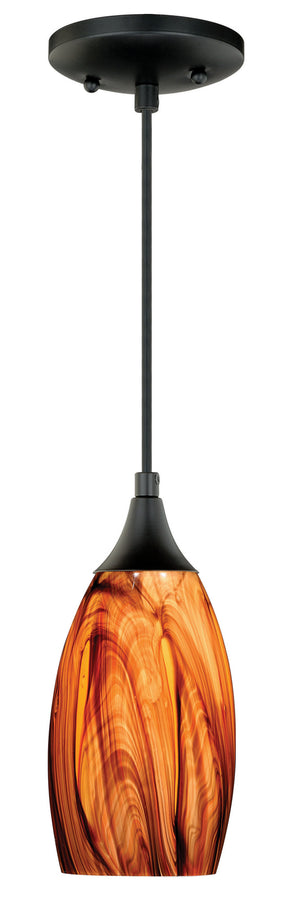 Vaxcel - P0177 - One Light Mini Pendant - Milano - Oil Rubbed Bronze