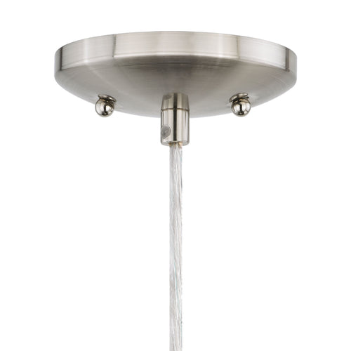 Vaxcel - P0178 - One Light Mini Pendant - Milano - Satin Nickel