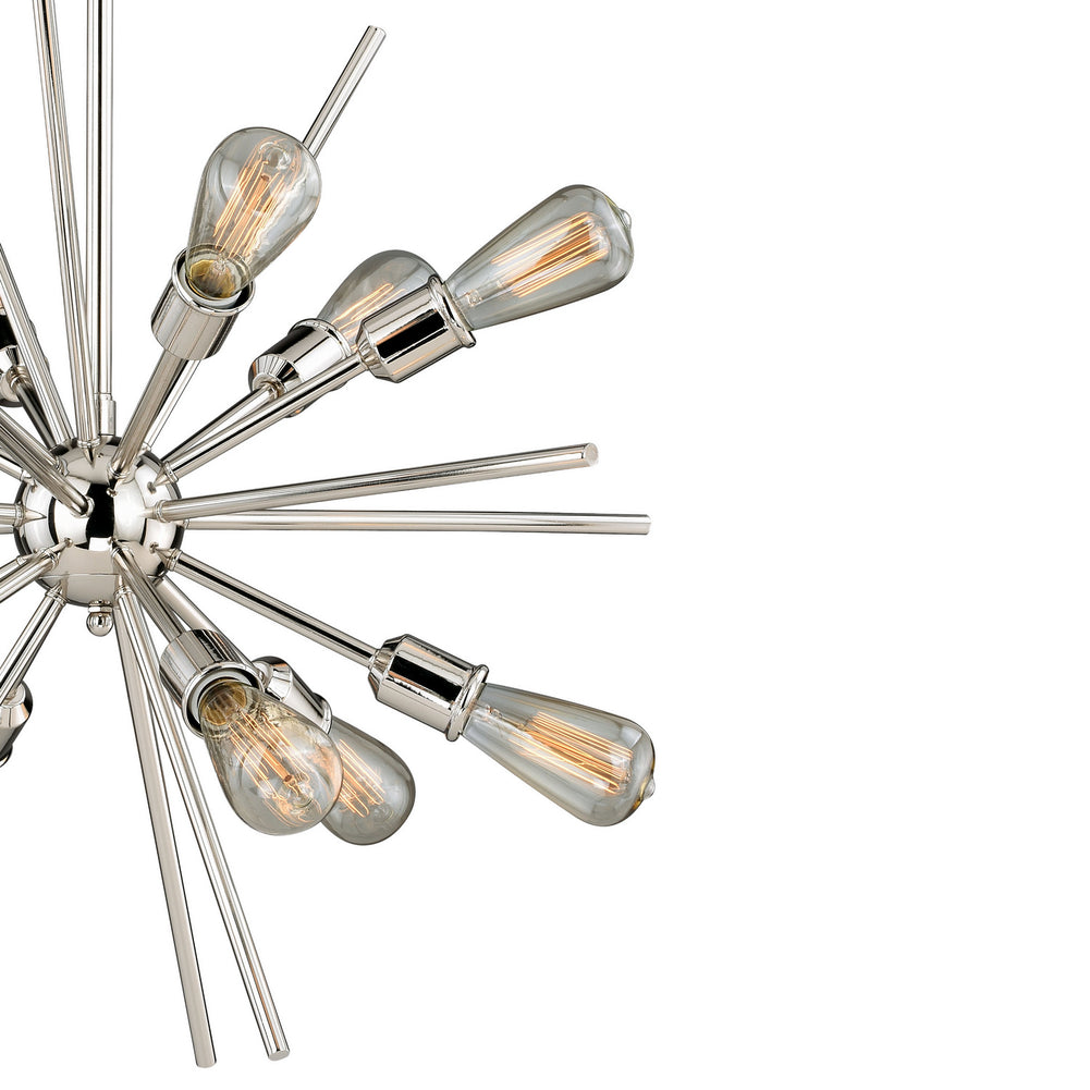 Vaxcel - P0196 - 12 Light Pendant - Estelle - Polished Nickel