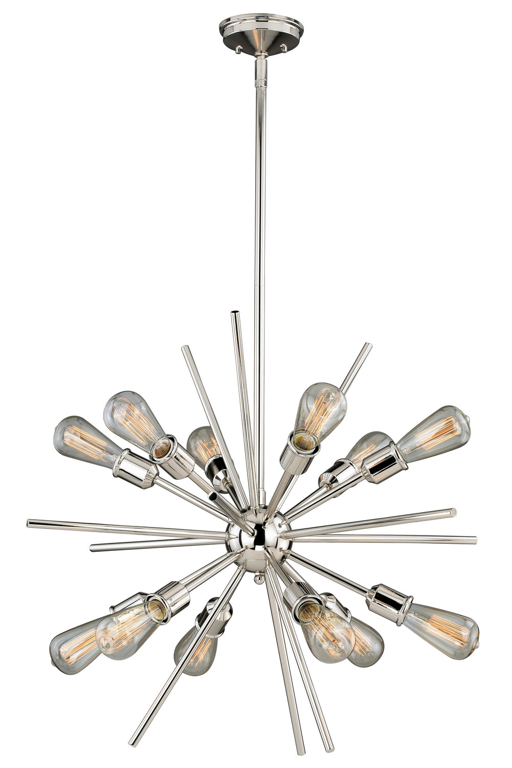 Vaxcel - P0196 - 12 Light Pendant - Estelle - Polished Nickel