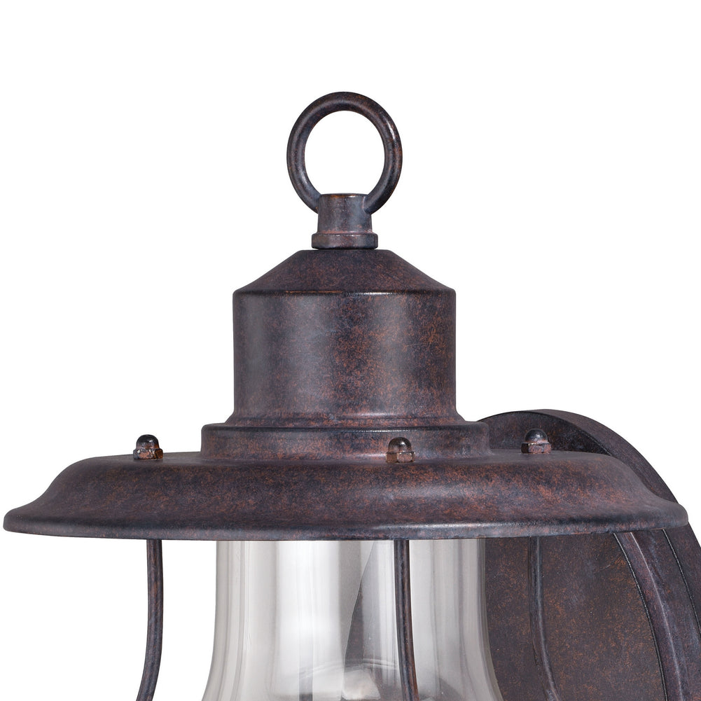 Vaxcel - T0216 - One Light Outdoor Wall Mount - Dockside - Weathered Patina