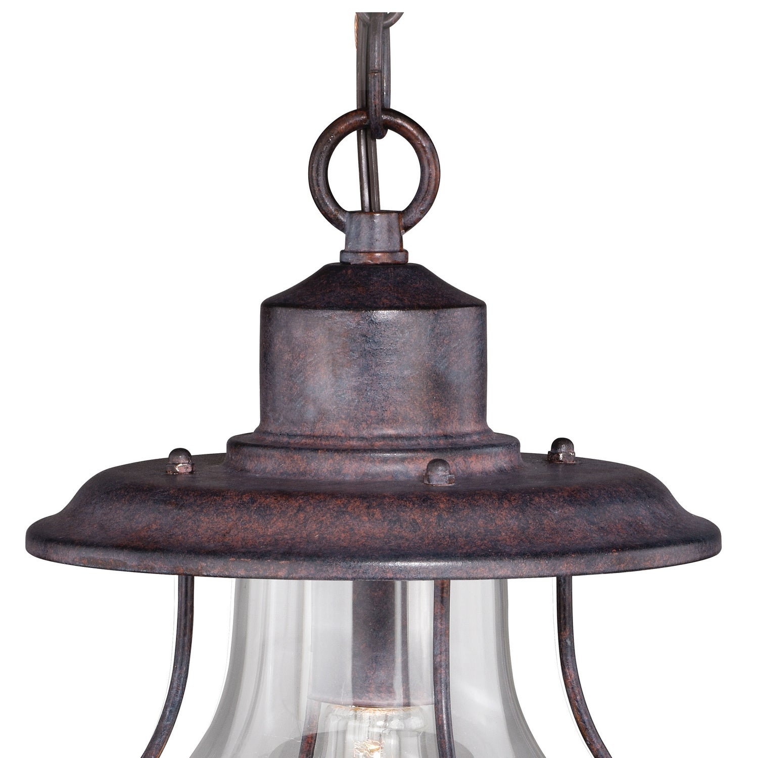 Vaxcel - T0219 - One Light Outdoor Pendant - Dockside - Weathered Patina