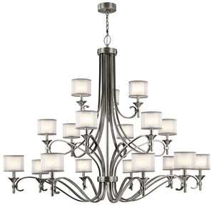 Kichler - 42396AP - 18 Light Chandelier - Lacey - Antique Pewter