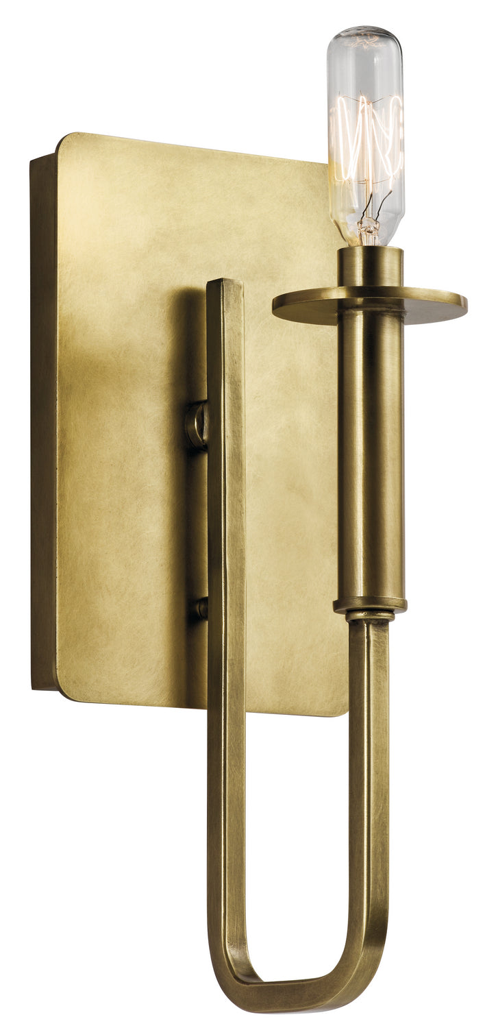 Kichler - 43363NBR - One Light Wall Sconce - Alden - Natural Brass