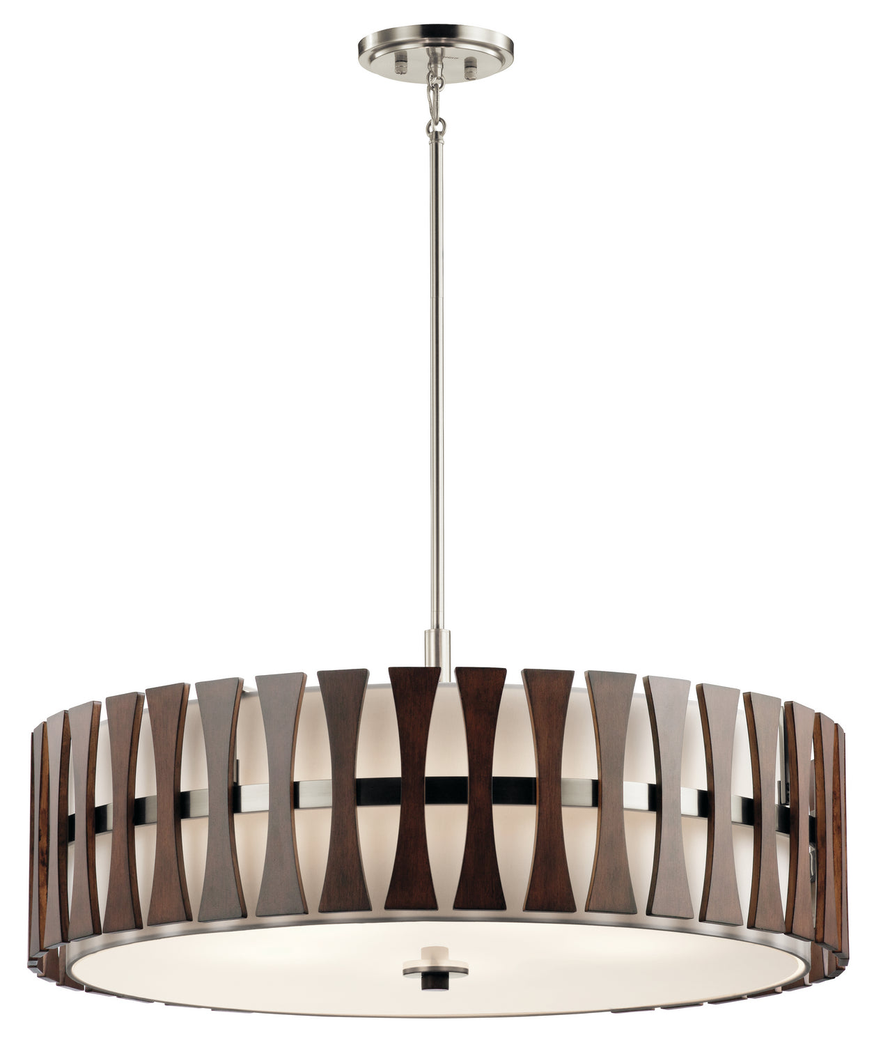 Kichler - 43754AUB - Five Light Pendant/Semi Flush Mount - Cirus - Auburn Stained Finish