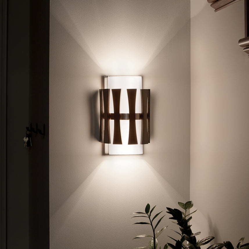 Kichler - 43756AUB - Two Light Wall Sconce - Cirus - Auburn Stained Finish