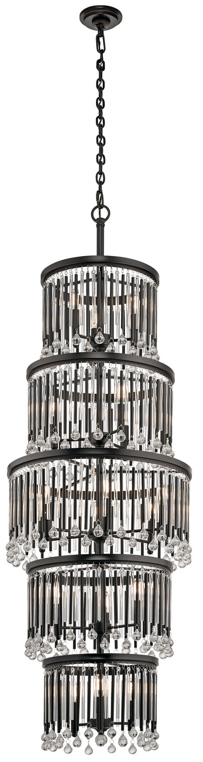 Kichler - 43758ESP - 18 Light Chandelier - Piper - Espresso