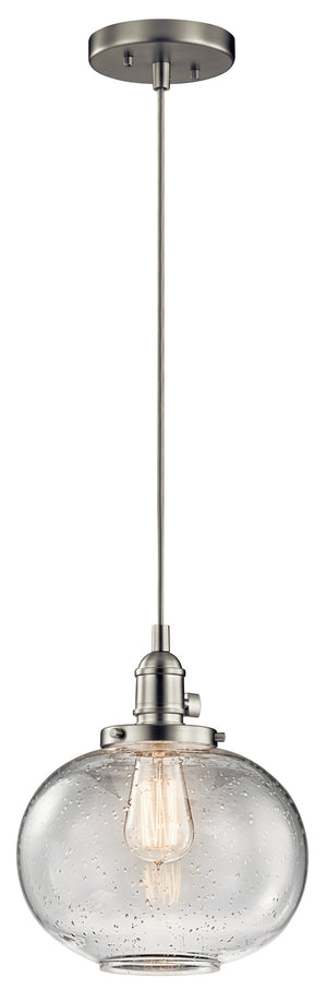 Kichler - 43852NI - One Light Mini Pendant - Avery - Brushed Nickel