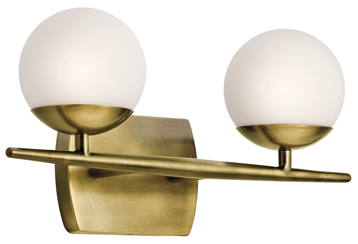 Kichler - 45581NBR - Two Light Bath - Jasper - Natural Brass