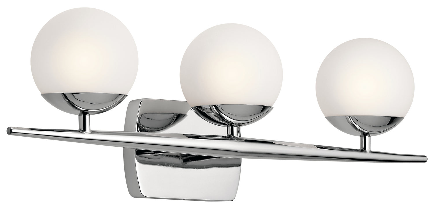 Kichler - 45582CH - Three Light Bath - Jasper - Chrome