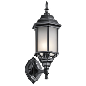 Kichler - 49255BKS - One Light Outdoor Wall Mount - Chesapeake - Black