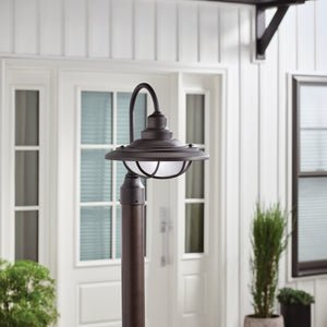 Kichler - 49694BKT - One Light Outdoor Post Mount - Harvest Ridge - Textured Black