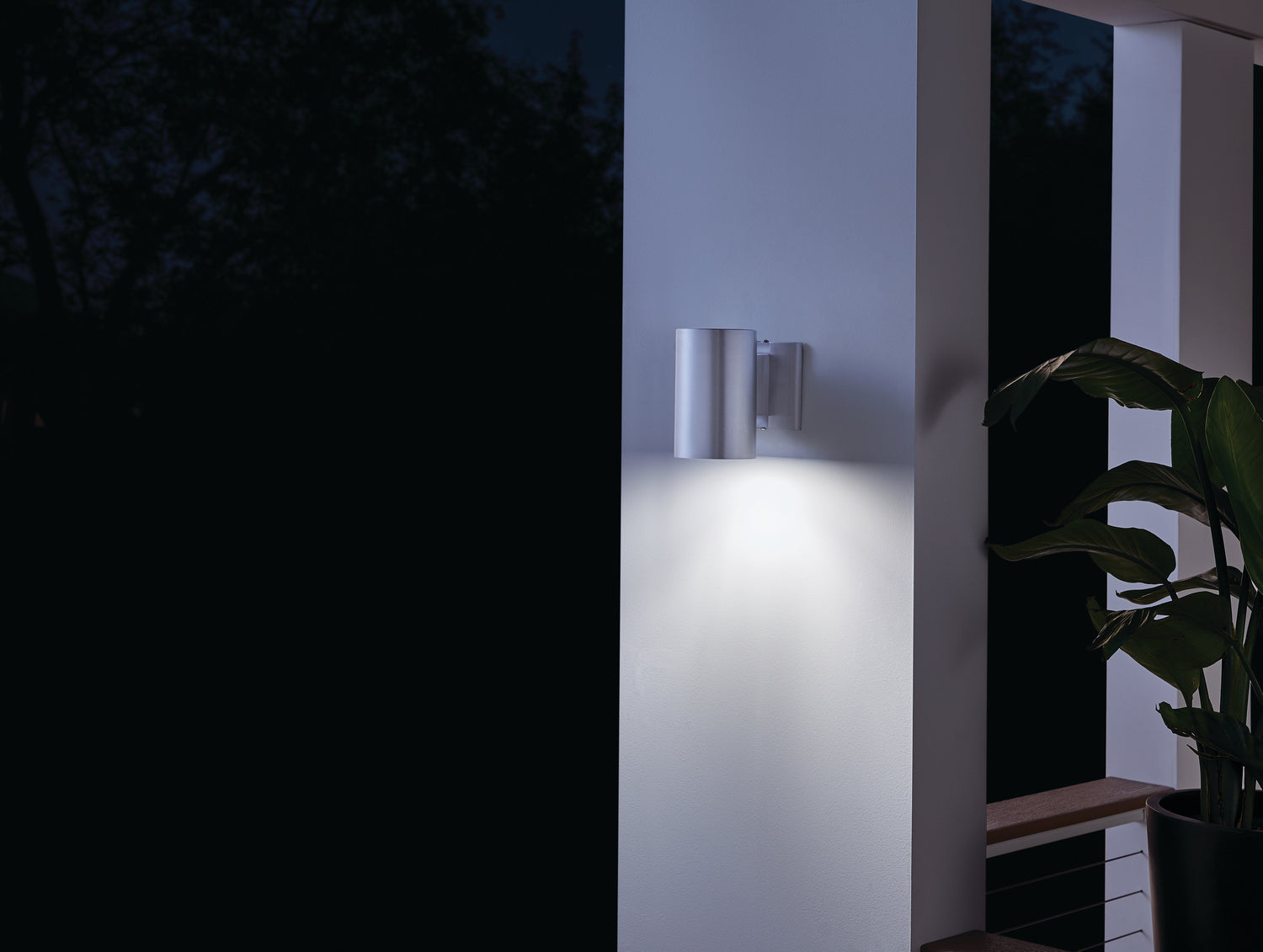 Kichler - 9234BA - One Light Outdoor Wall Mount - No Family - Brushed Aluminum