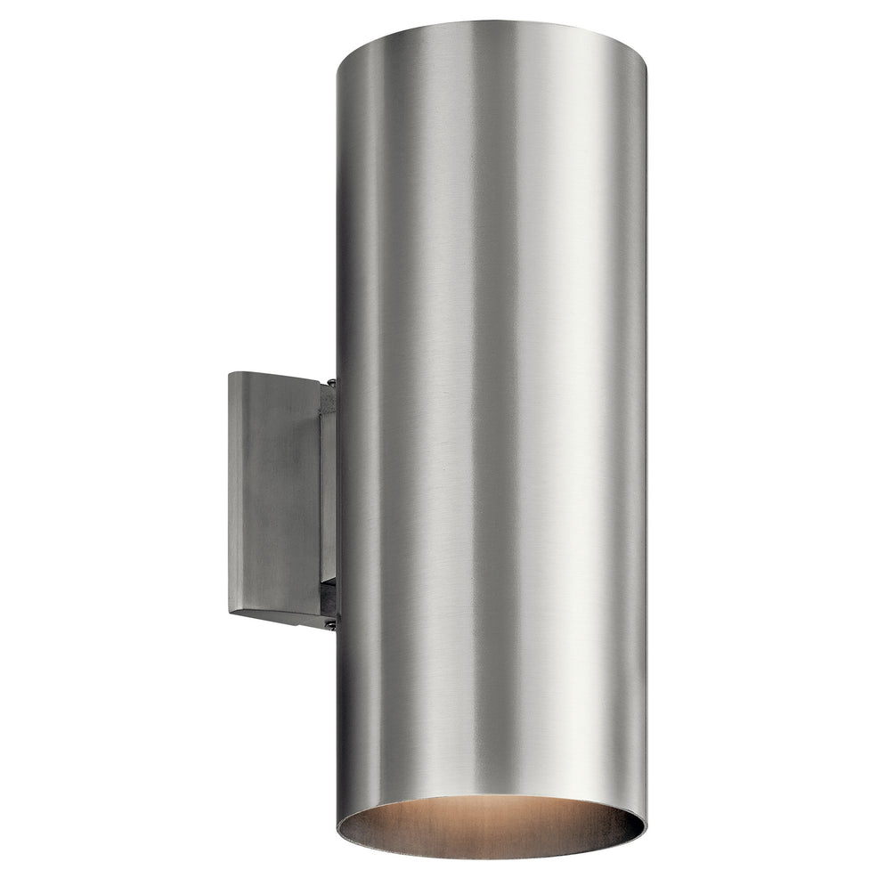 Kichler - 9246BA - Two Light Outdoor Wall Mount - Brushed Aluminum