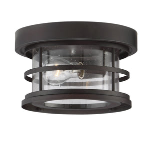 Savoy House - 5-369-10-13 - One Light Flush Mount - Barrett - English Bronze