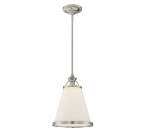 Savoy House - 7-130-1-SN - One Light Pendant - Ashmont - Satin Nickel