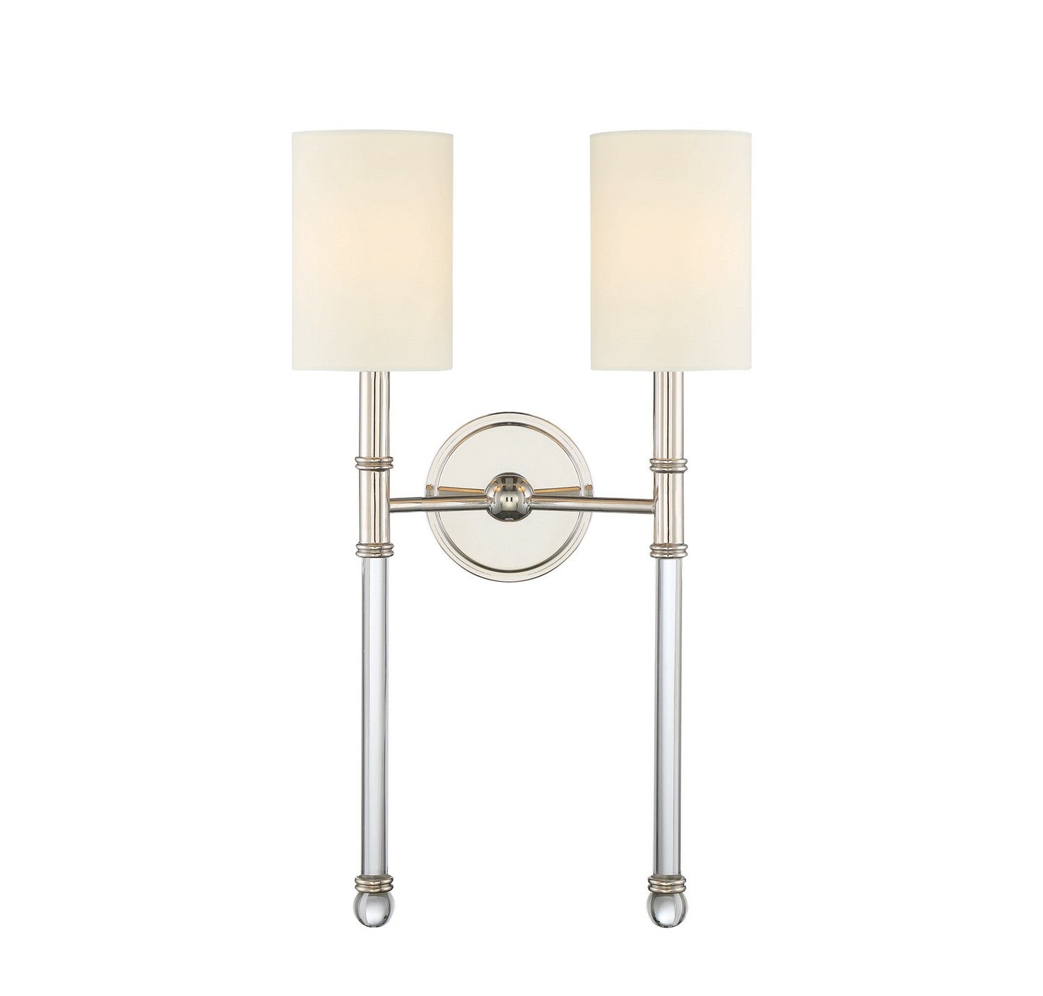 Savoy House - 9-103-2-109 - Two Light Wall Sconce - Fremont - Polished Nickel