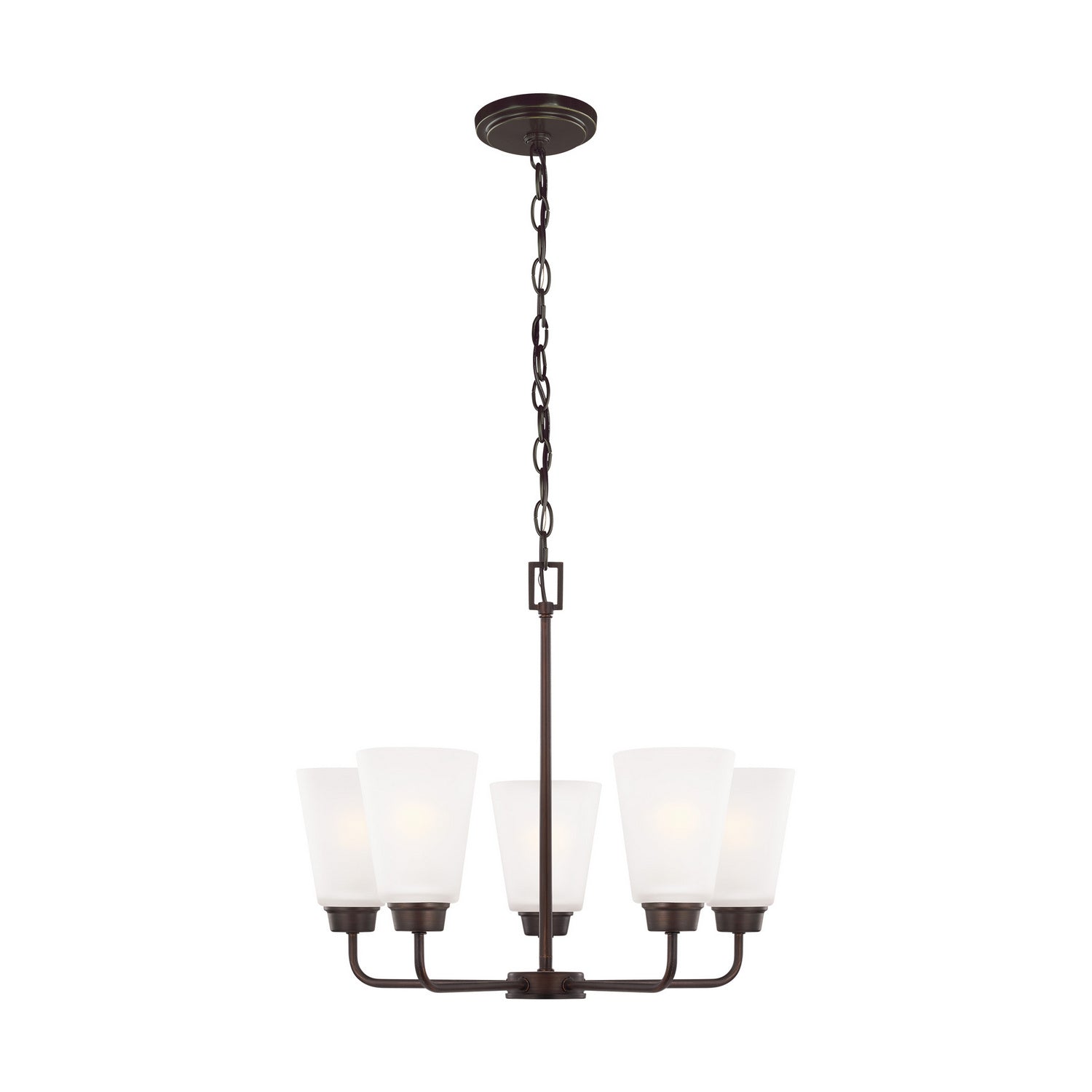 Generation Lighting. - 3115205-710 - Five Light Chandelier - Kerrville - Bronze