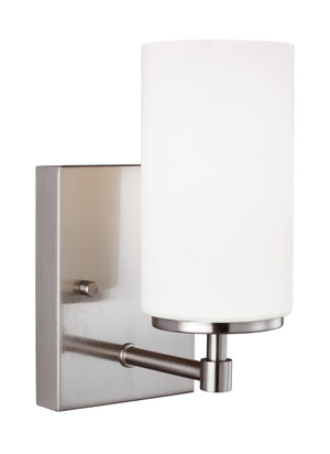 Generation Lighting. - 4124601-962 - One Light Wall / Bath Sconce - Alturas - Brushed Nickel