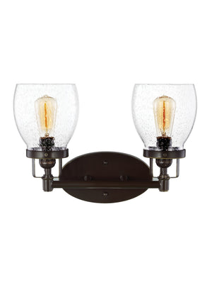 Generation Lighting. - 4414502-710 - Two Light Wall / Bath - Belton - Bronze