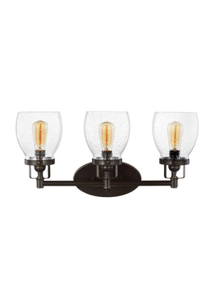 Generation Lighting. - 4414503-710 - Three Light Wall / Bath - Belton - Bronze