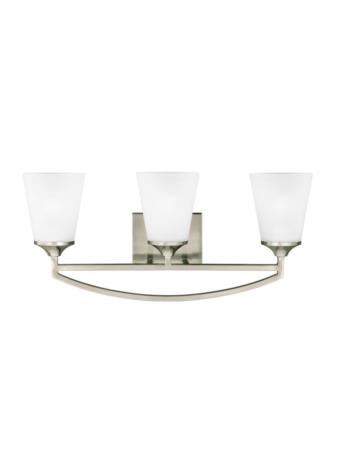 Generation Lighting. - 4424503-962 - Three Light Wall / Bath - Hanford - Brushed Nickel