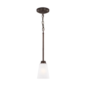 Generation Lighting. - 6115201-710 - One Light Mini-Pendant - Kerrville - Bronze