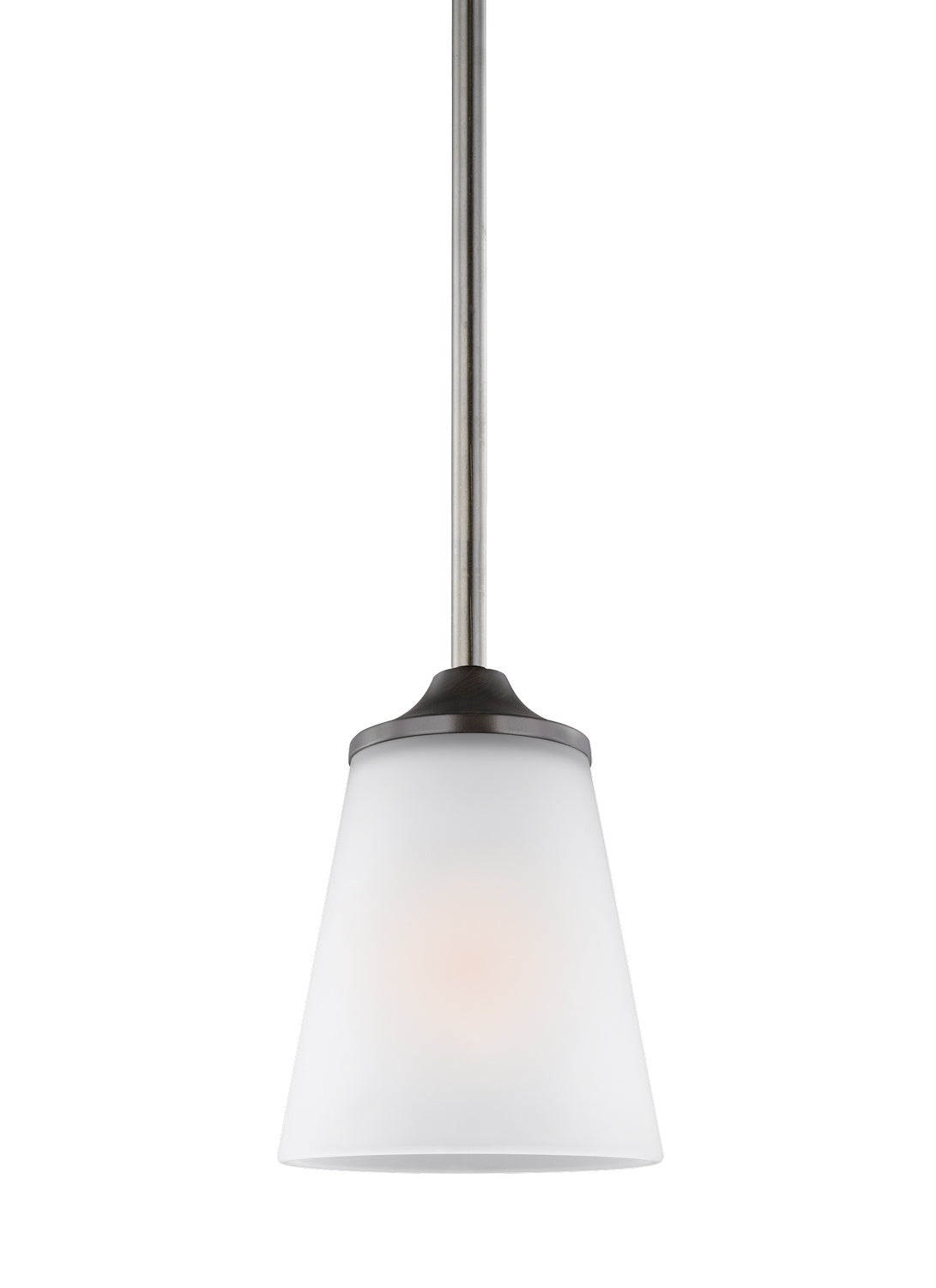 Generation Lighting. - 6124501-710 - One Light Mini-Pendant - Hanford - Bronze